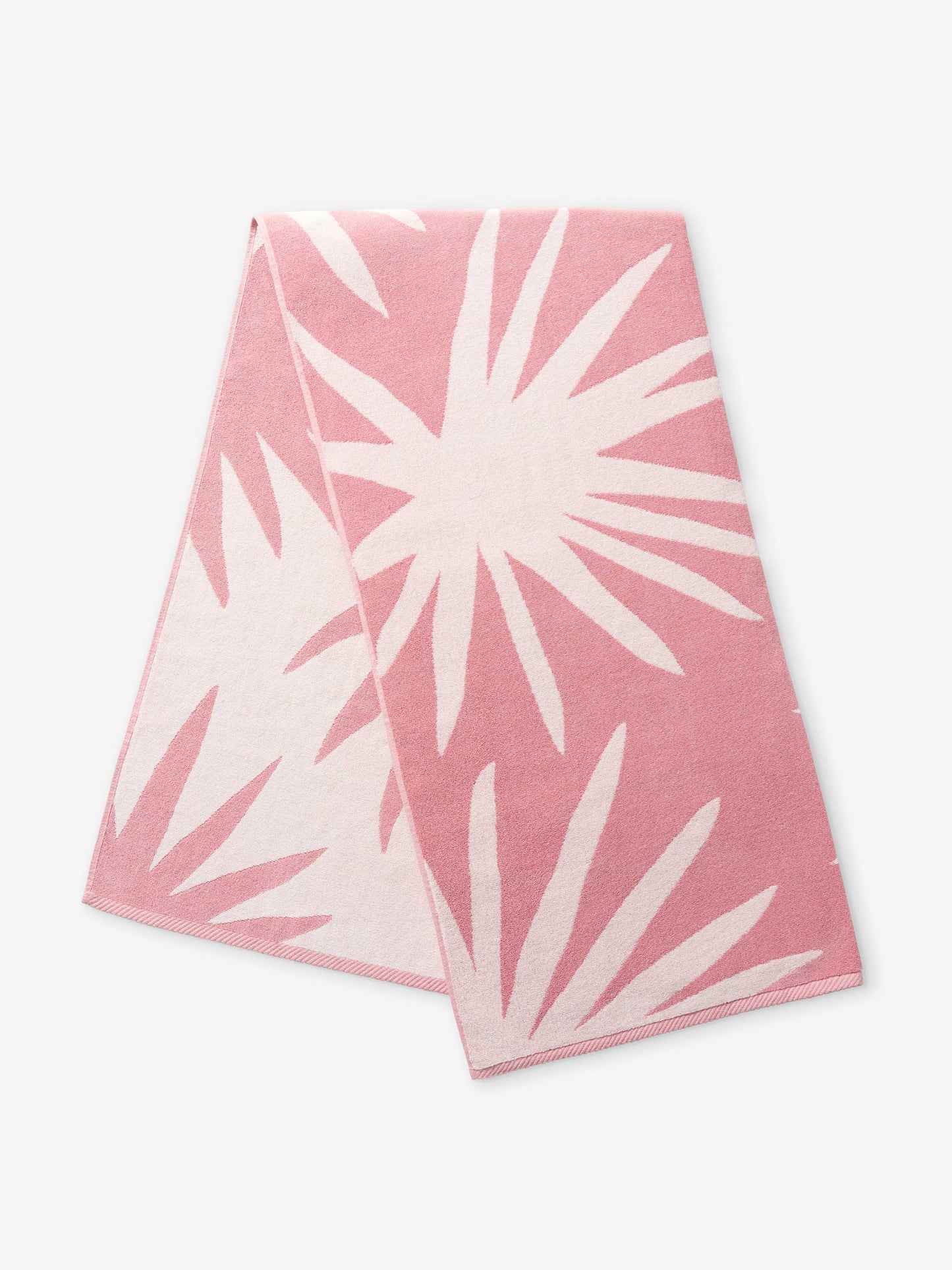 pink agave cabana beach towel by laguna beach textile company