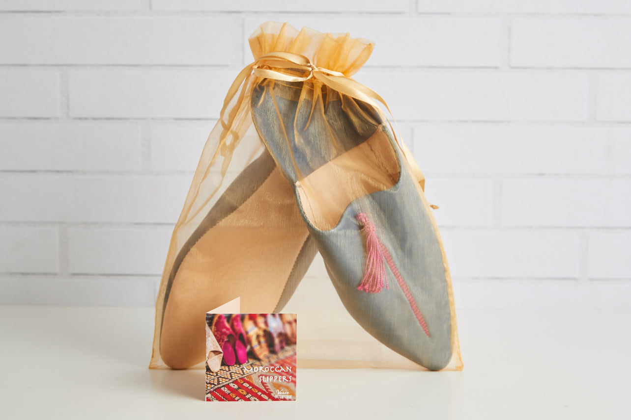 moroccan leather slippers by verve culture