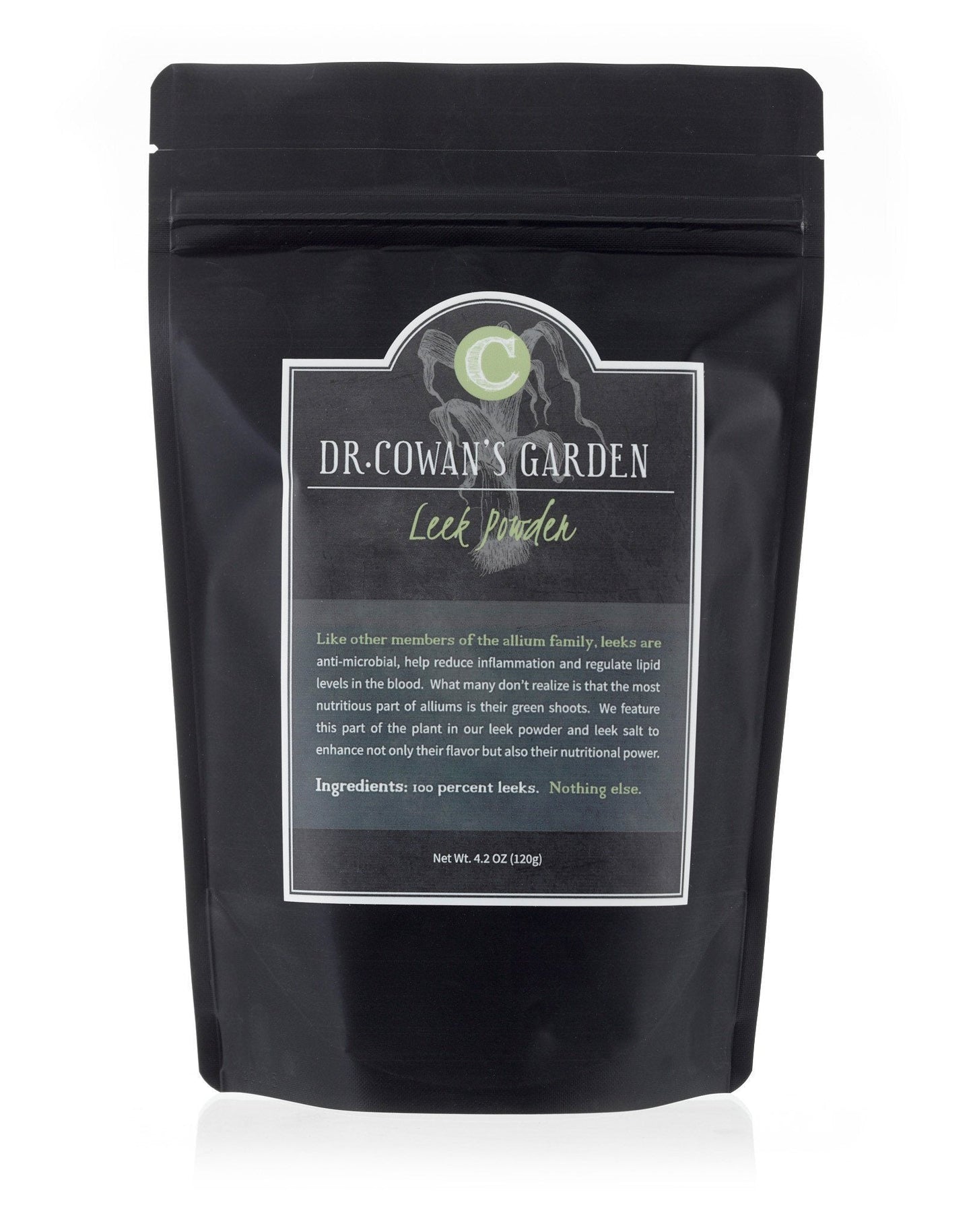 organic leek powder (refill pouch) by dr. cowan's garden