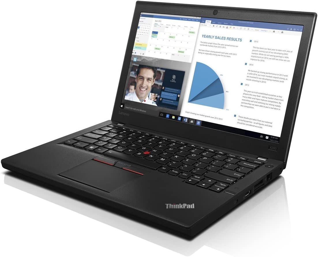 lenovo thinkpad x260 laptop- 6th gen 2.4ghz intel dual core i5, 8gb- 16gb ram, hard drive or solid state drive, win 10 pro by computers 4 less