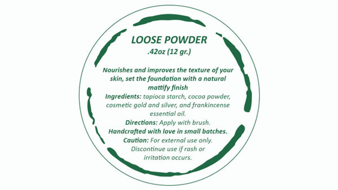 all-natural bronzer loose powder. eco-friendly. by benat