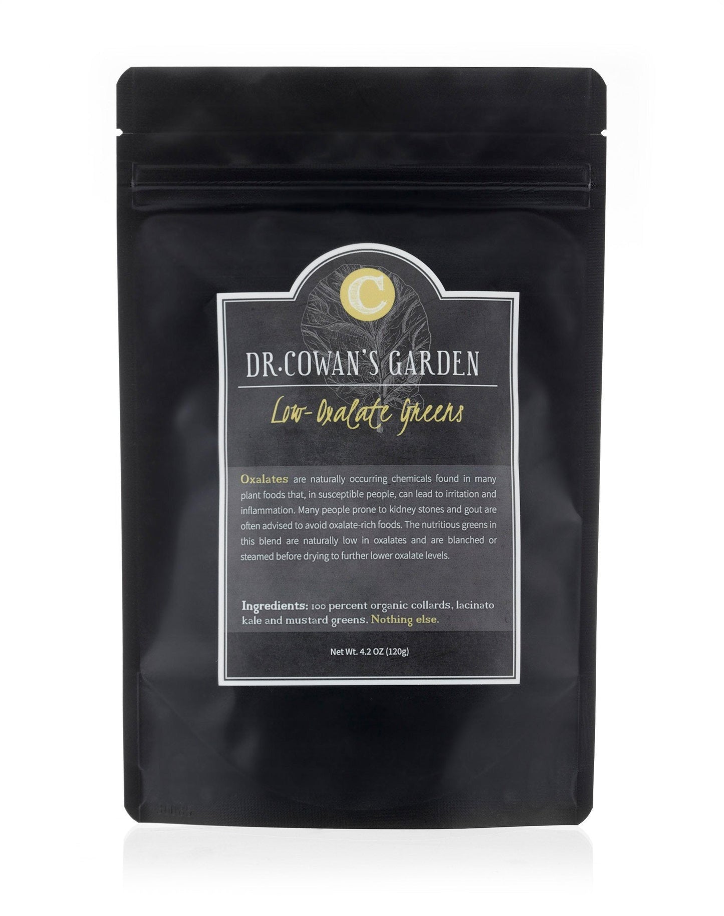 organic low-oxalate greens powder (refill pouch) by dr. cowan's garden