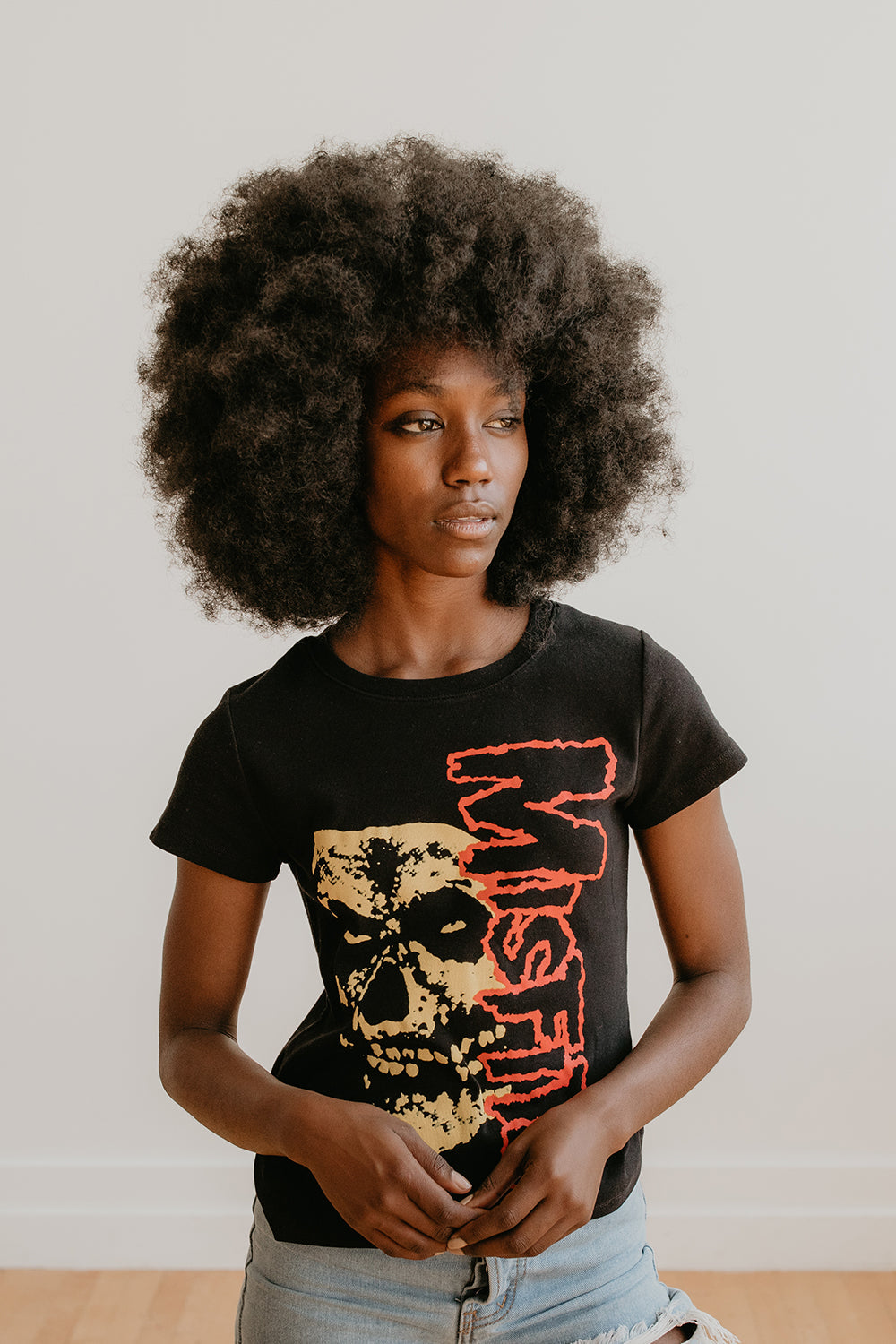 misfits baby tee by people of leisure