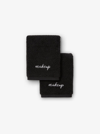 Blackout  Makeup Towels (Pair) by Laguna Beach Textile Company