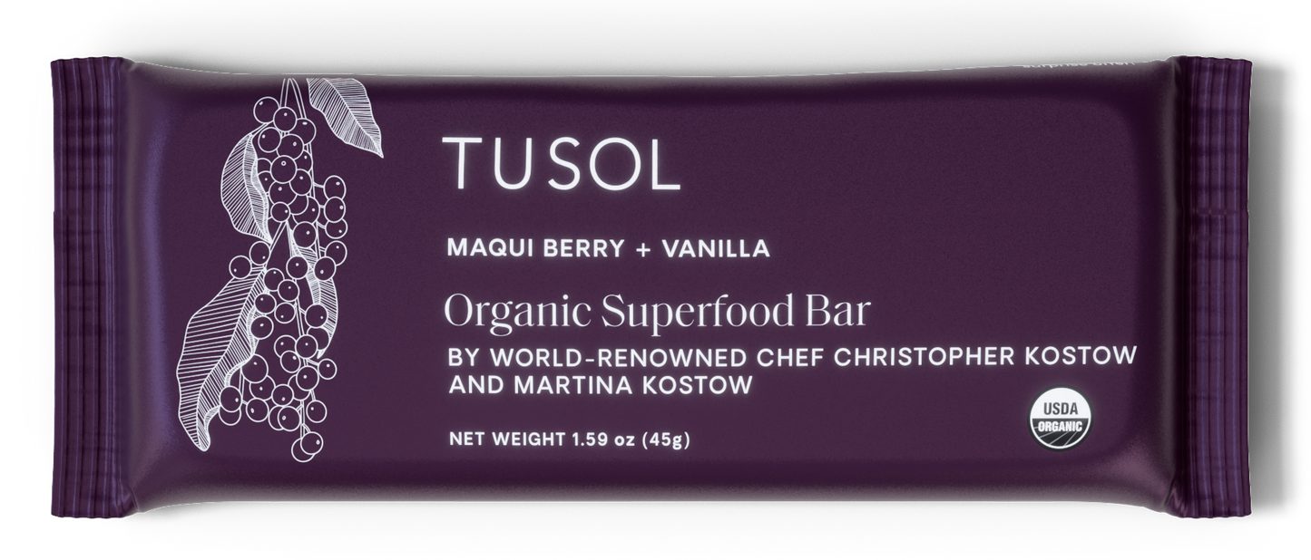 organic protein + superfood bars by tusol wellness