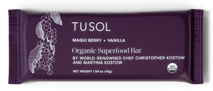 Organic Protein + Superfood Bars by TUSOL Wellness