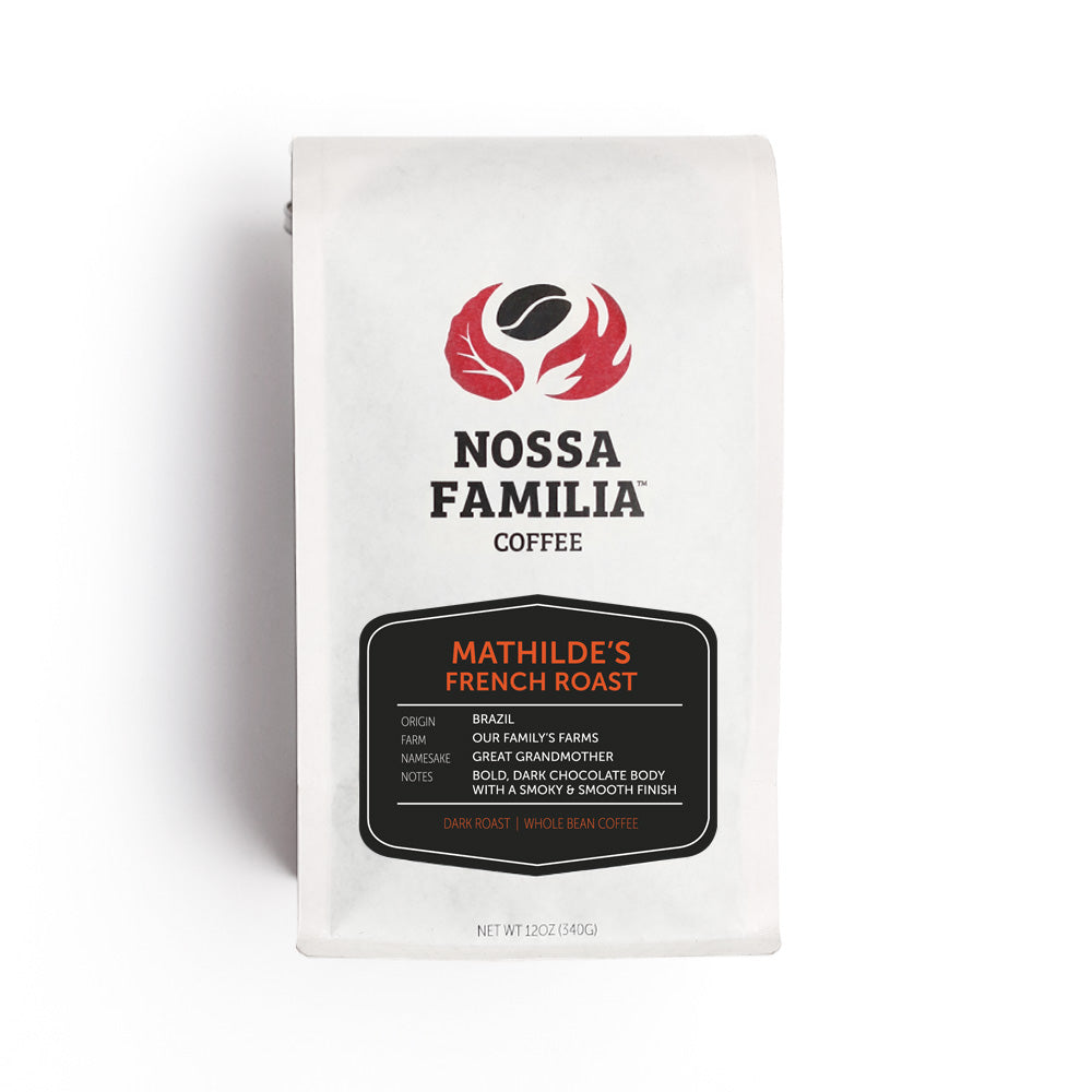 mathilde's french roast by nossa familia coffee