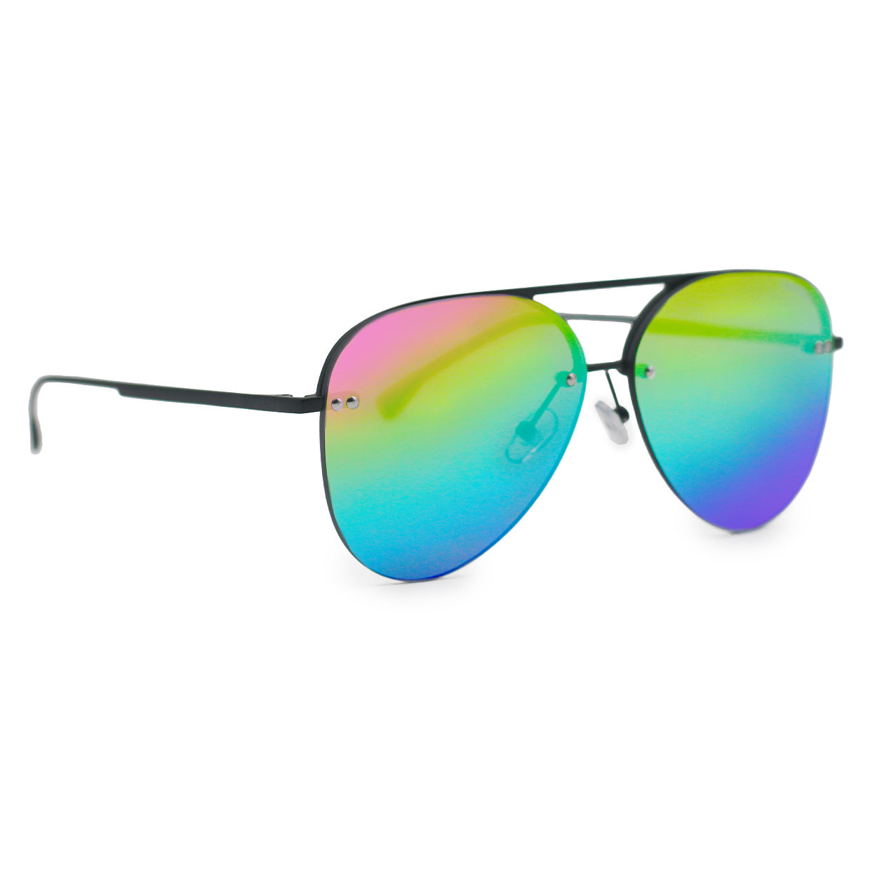 smaller megan 2 - pride aviator sunglasses by topfoxx