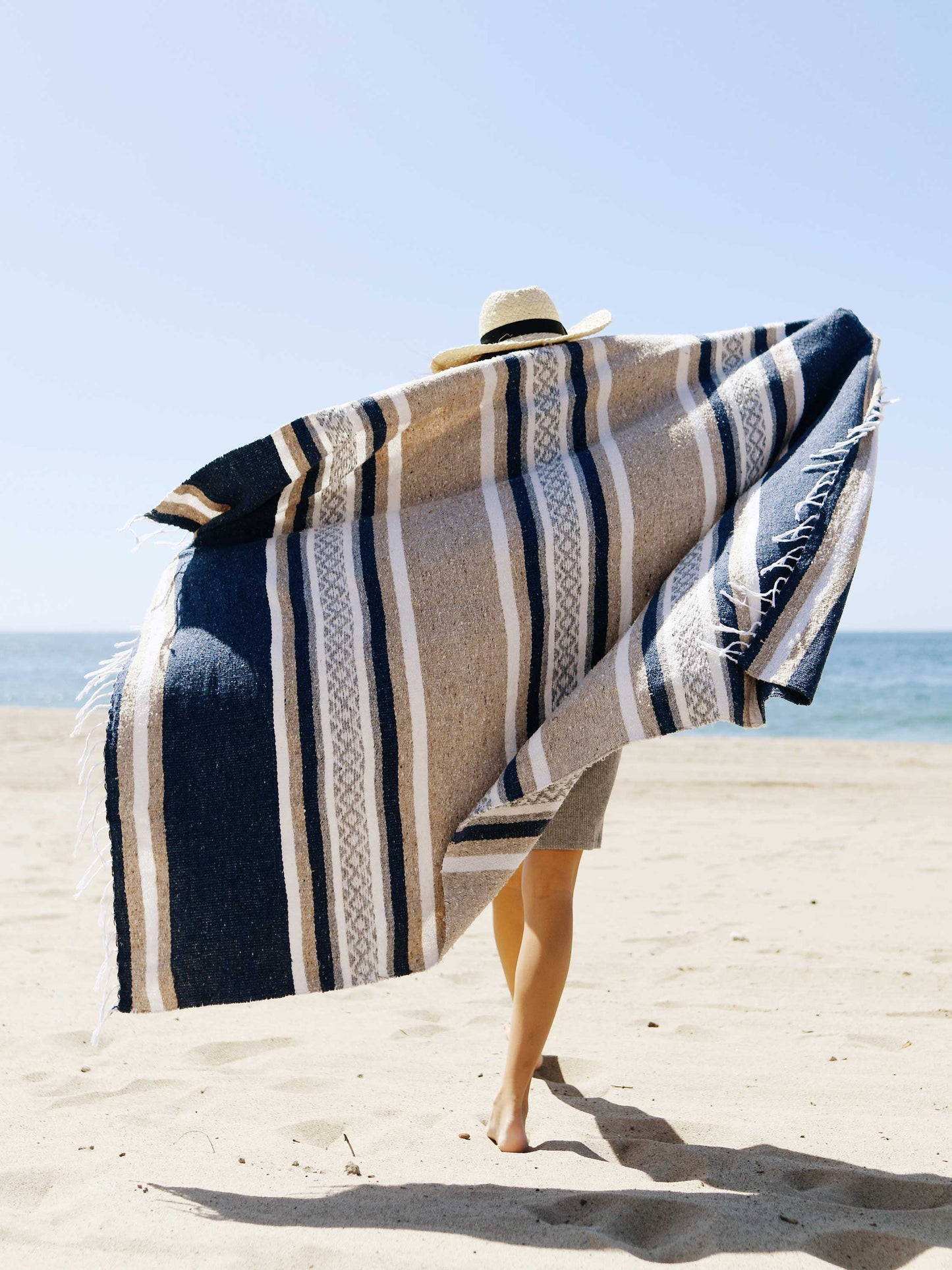 slate & sand cabo mexican blanket by laguna beach textile company