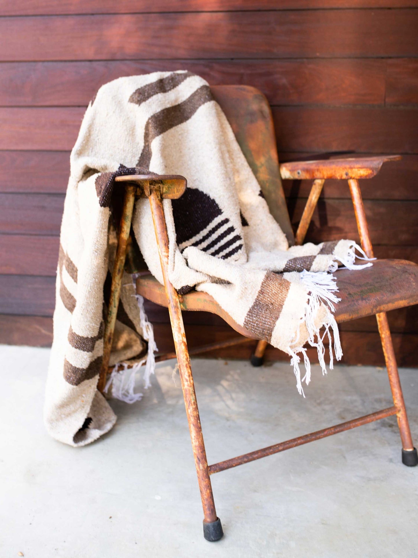 wheat sol mexican blanket by laguna beach textile company