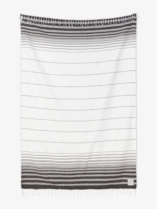 Gray Tulum Mexican Blanket by Laguna Beach Textile Company