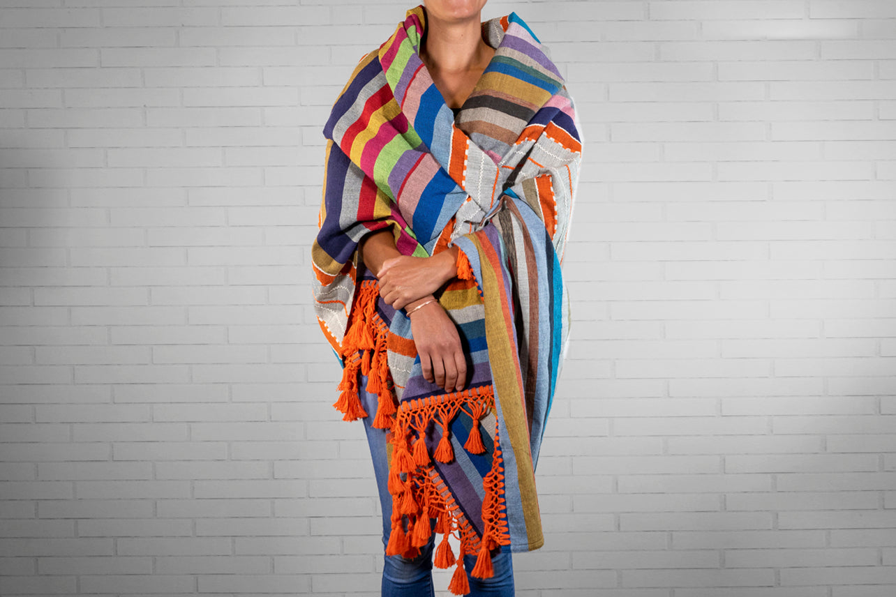 mexican handloomed blanket by verve culture