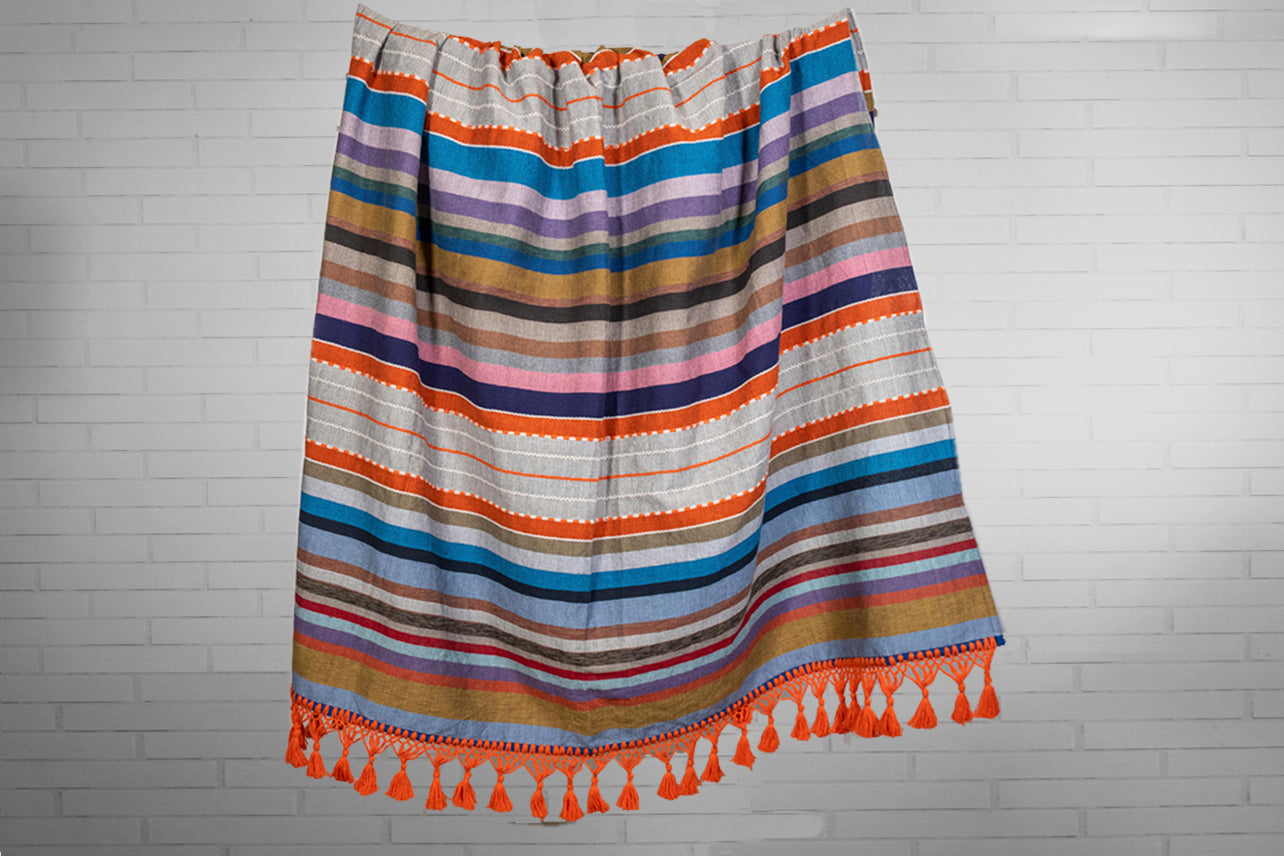 mexican handloomed blanket by verve culture