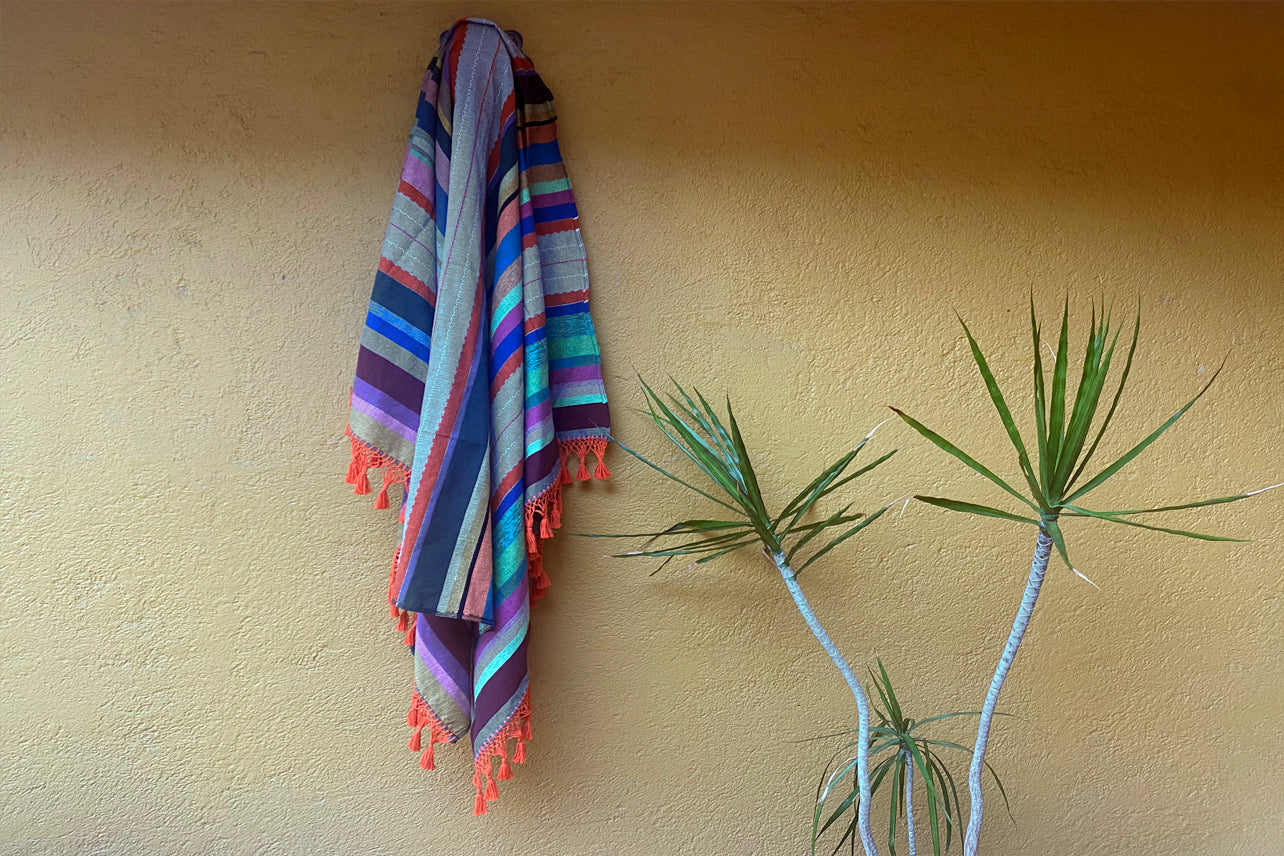 mexican handloomed blanket by verve culture