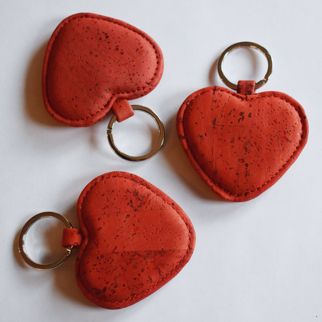 heart keyring by tiradia cork