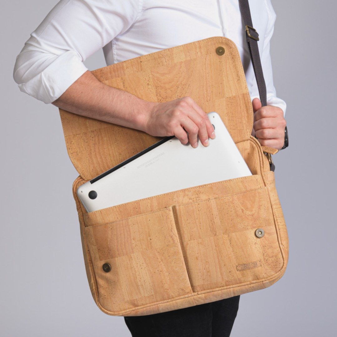 productivity briefcase by tiradia cork