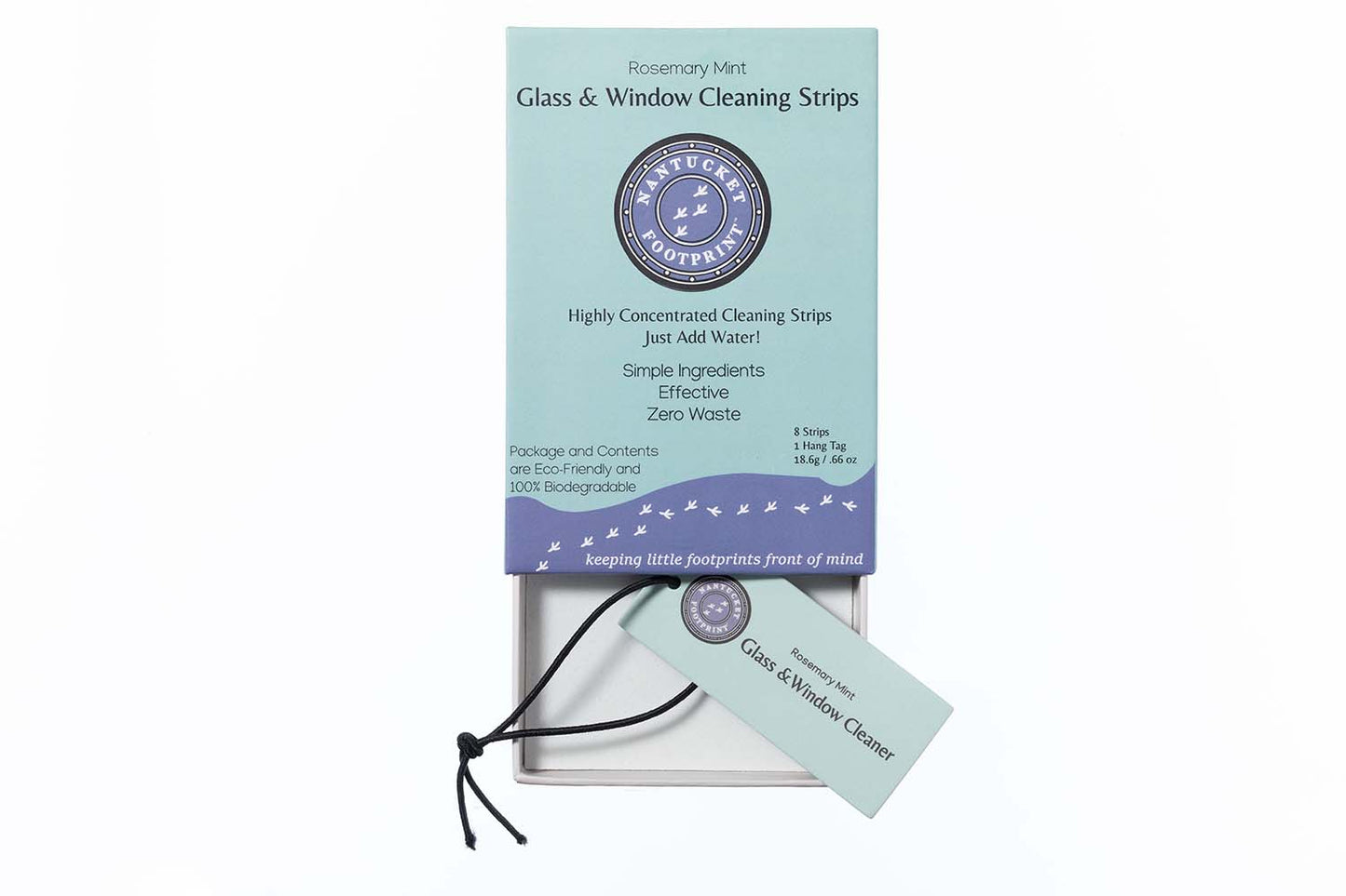 glass & window cleaning strips - 8 strips by nantucket footprint