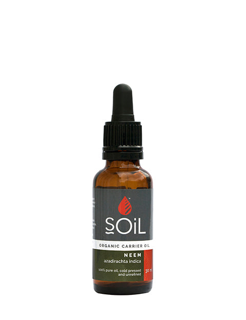 organic neem oil (azadirachta indica)  30ml by soil organic aromatherapy and skincare