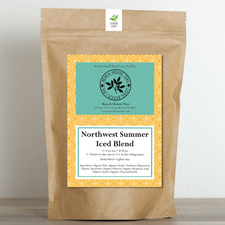 northwest summer iced blend by beach house teas