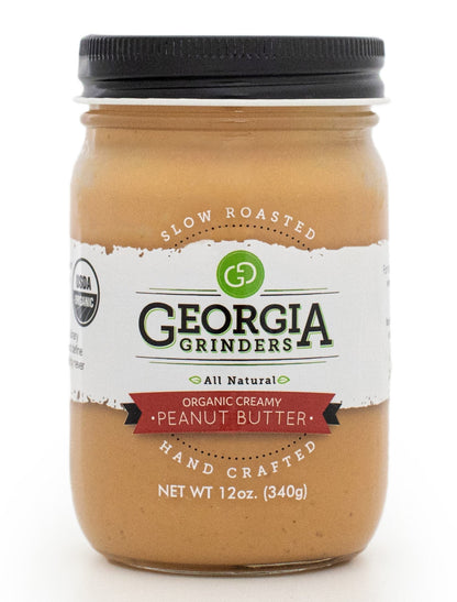 Georgia Grinders 64oz Bulk Tub of Organic Creamy Peanut Butter - (CP-CL) by Georgia Grinders