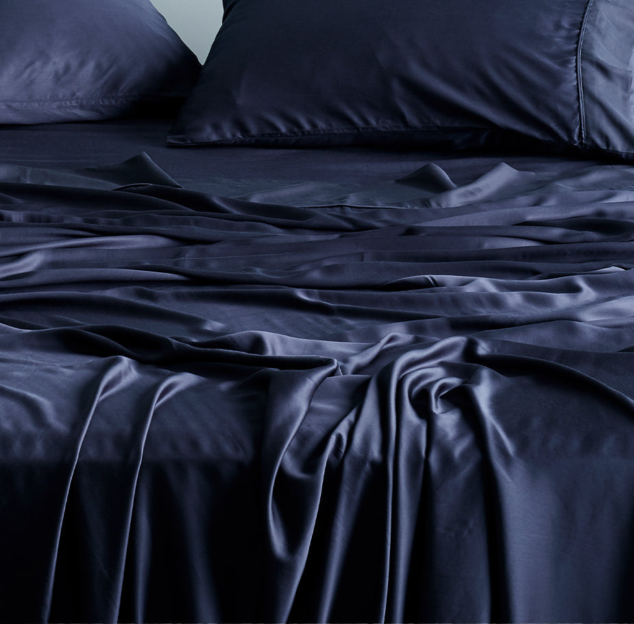 signature sateen flat sheet by ettitude