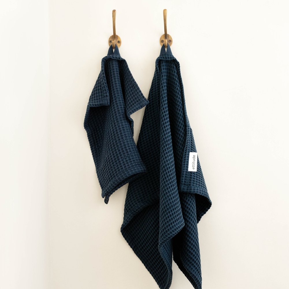 waffle towel set by ettitude