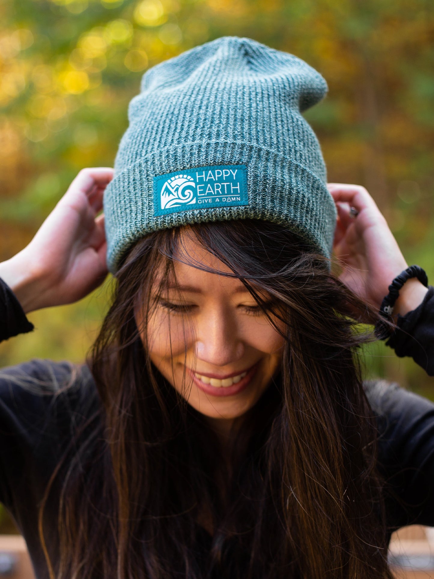 olympic forest beanie by happy earth