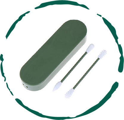 Reusable Silicone Cotton Swab -2 Pack by BeNat