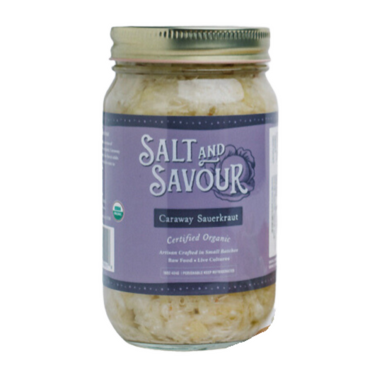 Salt and Savour Sauerkraut with Caraway Seed, Organic by Farm2Me