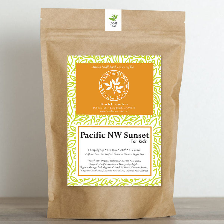 pacific nw sunset for kids by beach house teas