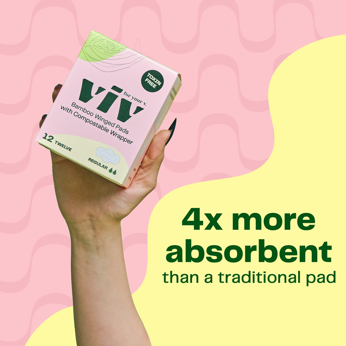 winged bamboo pads by viv for your v