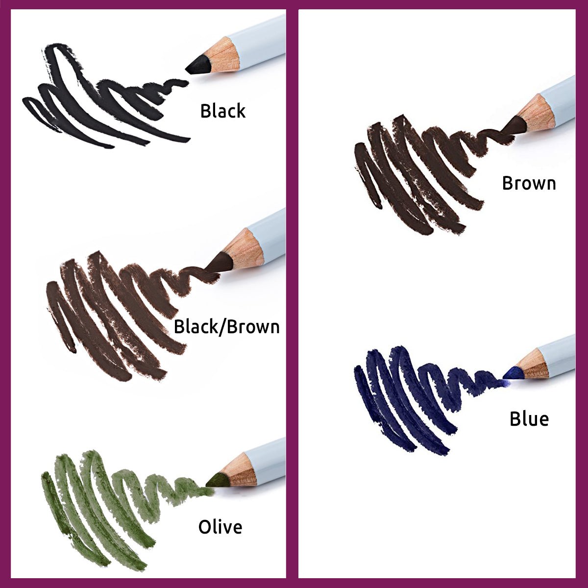 eye liner pencils by lauren brooke cosmetiques