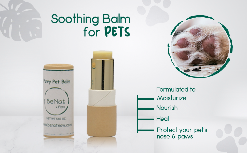 benat pets. furry pet balm. 0.9 oz. by benat