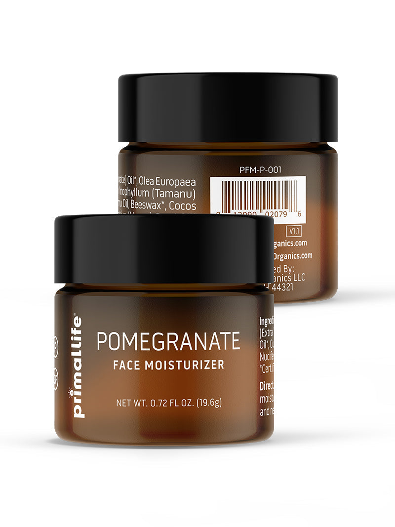 pomegranate moisturizer, normal to dry by primal life organics