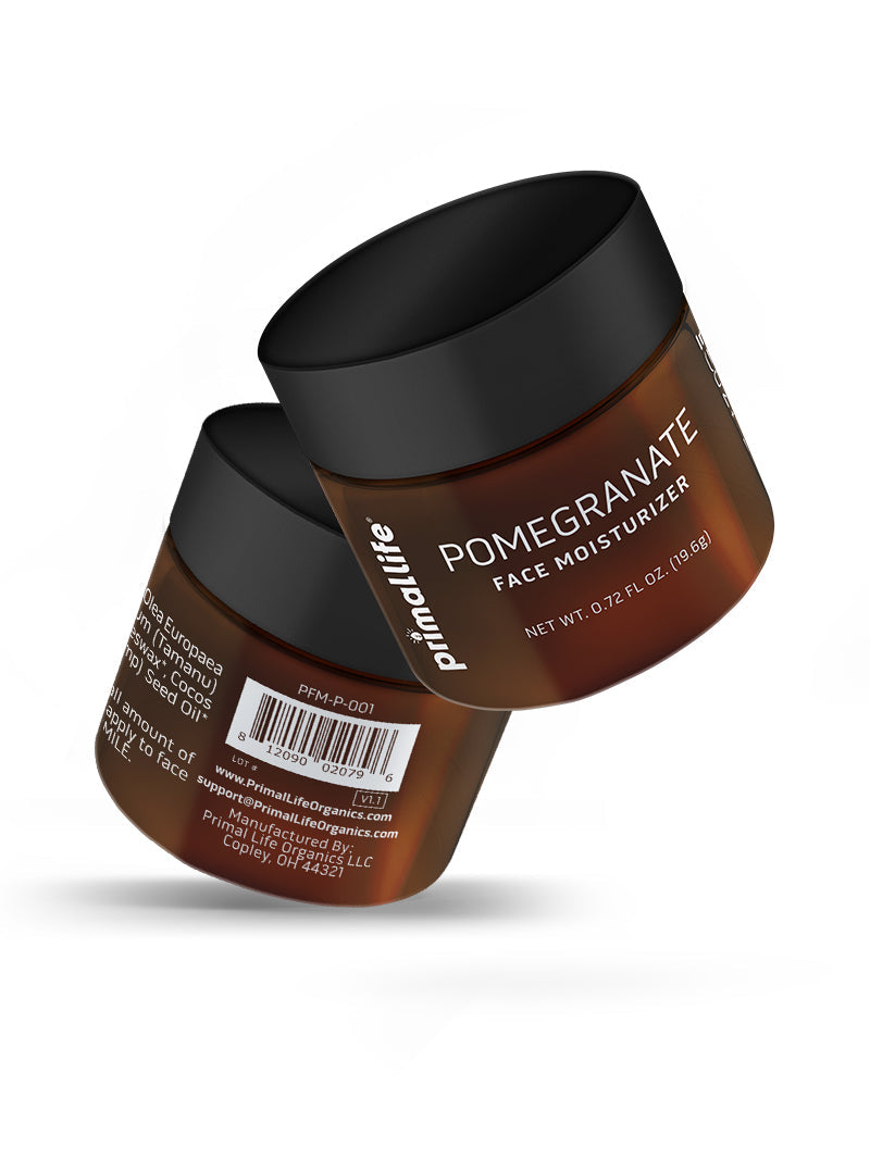 pomegranate moisturizer, normal to dry by primal life organics