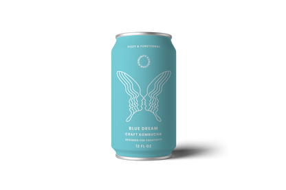 Komunity Kombucha "Dream" - Blue Dream Kombucha Cans - 24 x 12oz by Farm2Me