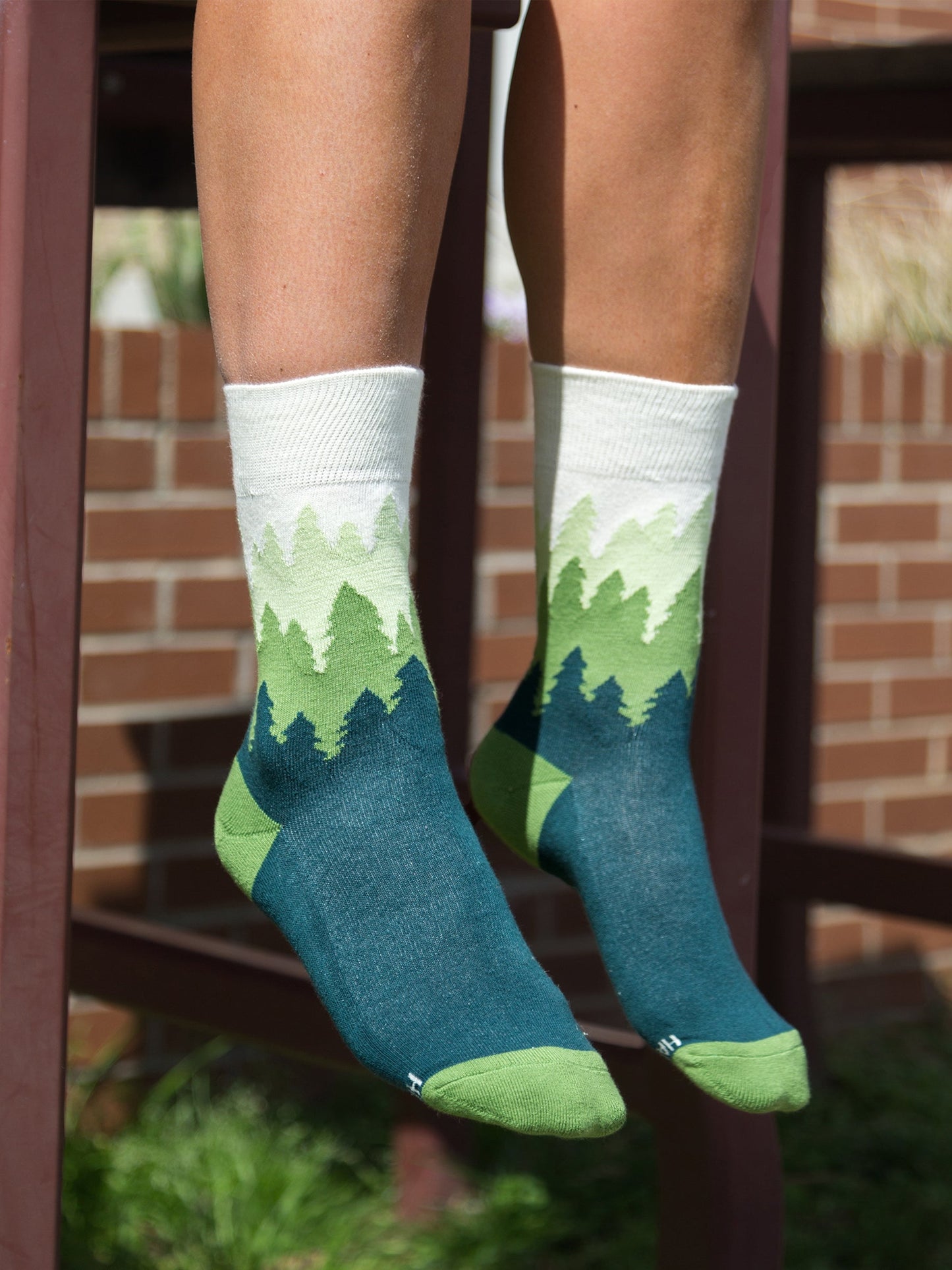 treeline socks by happy earth