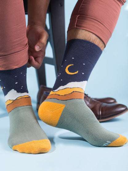 Starry Night Socks by Happy Earth