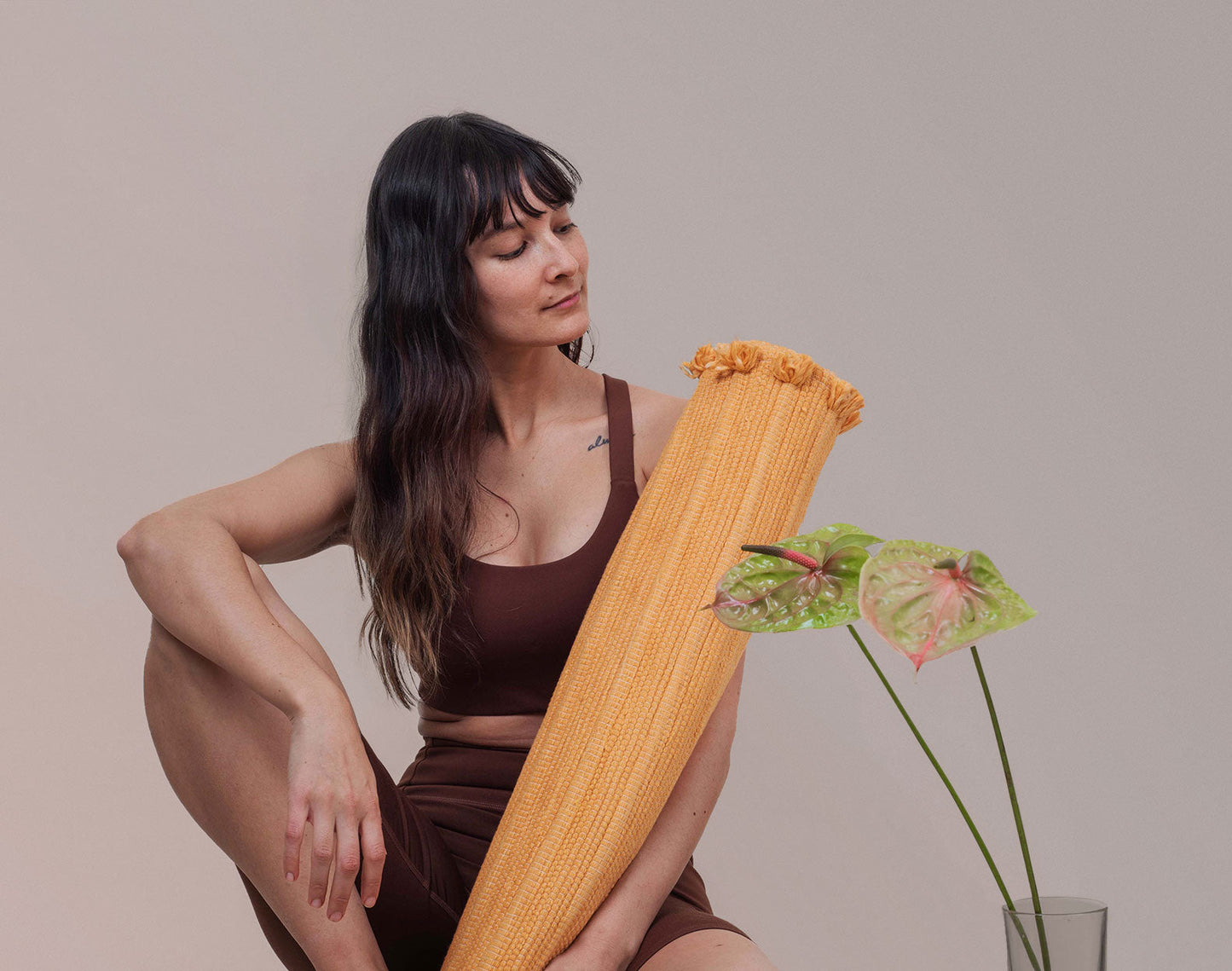 sunstone - herbal yoga mat by okoliving