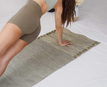 Jade & Jute - Herbal Dyed Mat by okoliving