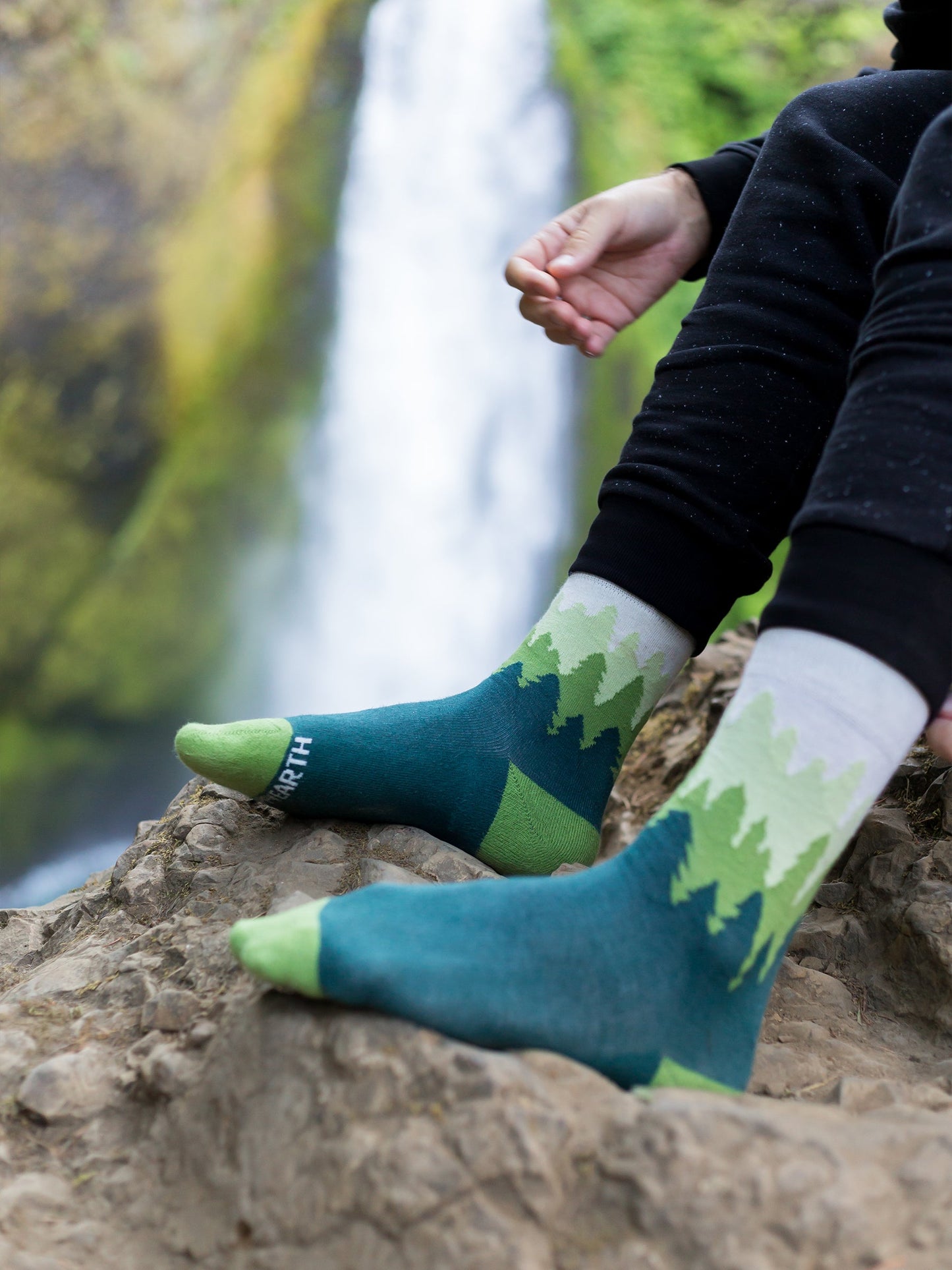 into the woods socks - set of 3 by happy earth