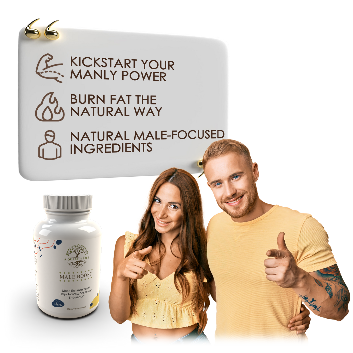 male boost by a quality life nutrition