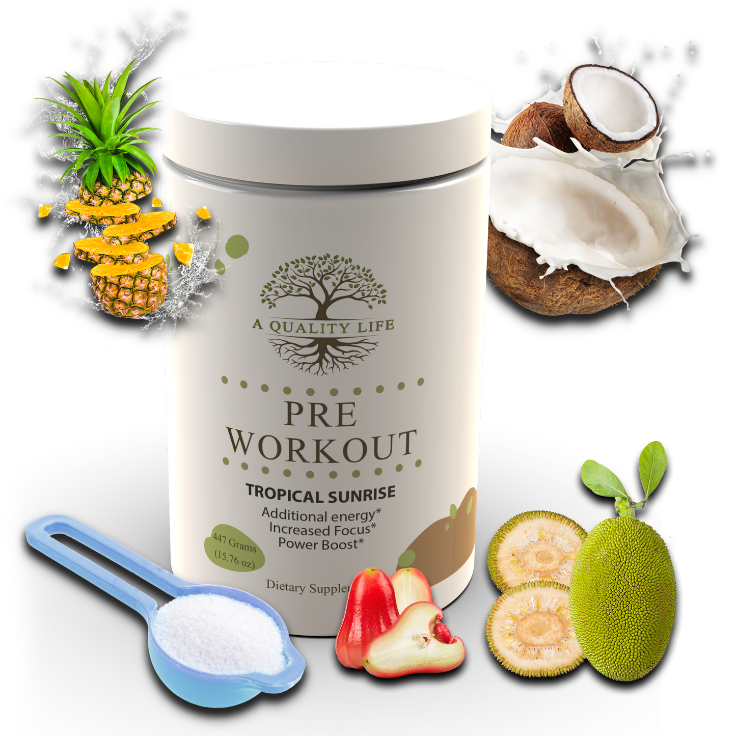 pre workout (tropical sunrise) by a quality life nutrition