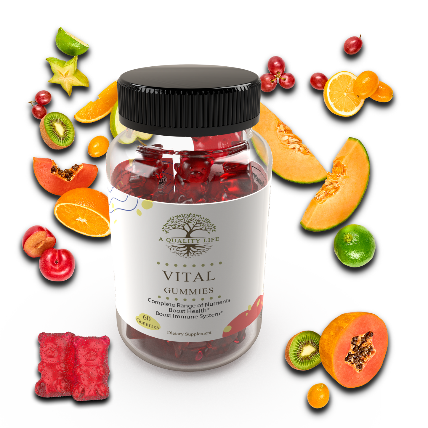 vital gummies by a quality life nutrition