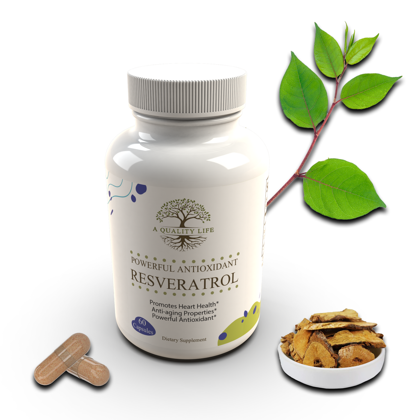 powerful antioxidant - resveratrol by a quality life nutrition