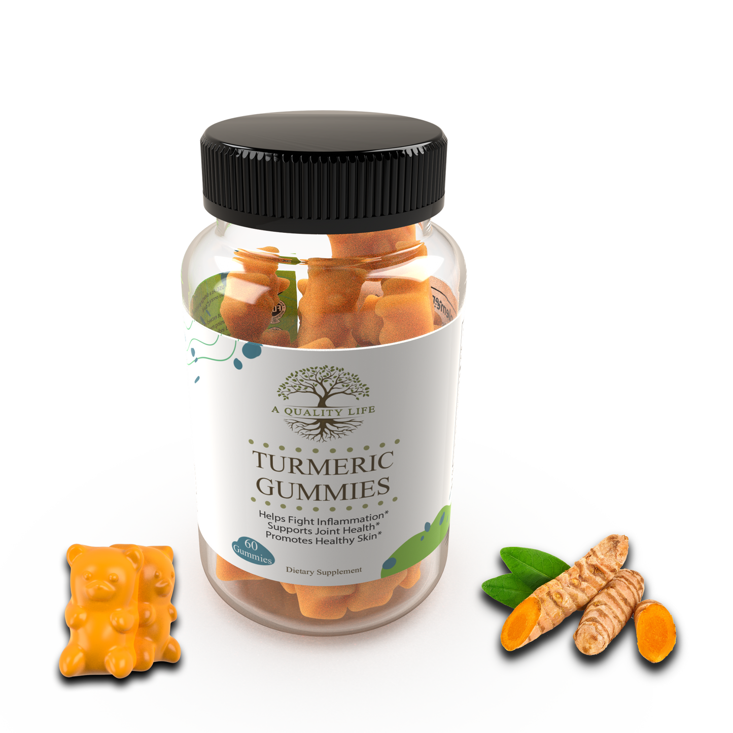 turmeric gummies by a quality life nutrition