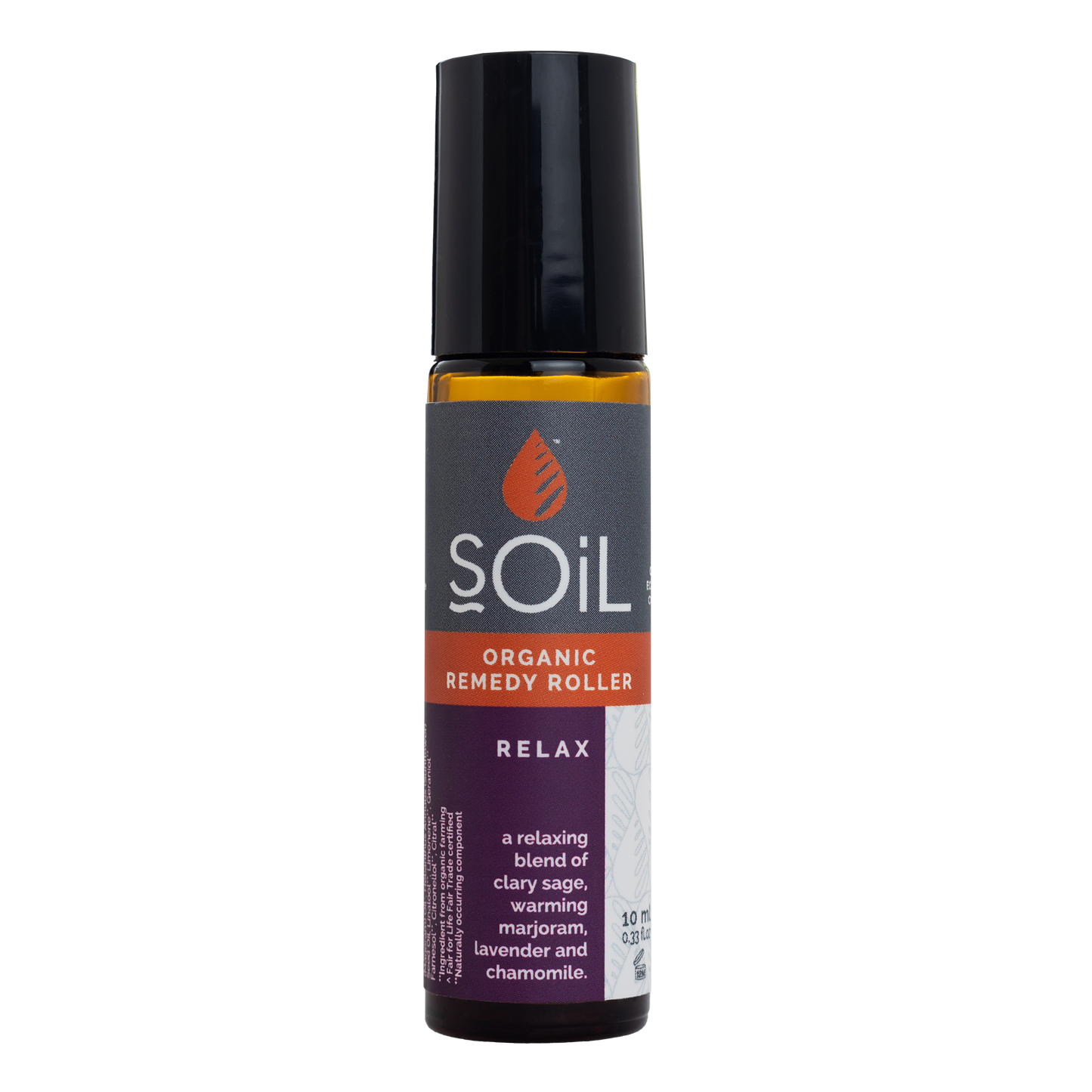 relax - organic remedy roller by soil organic aromatherapy and skincare