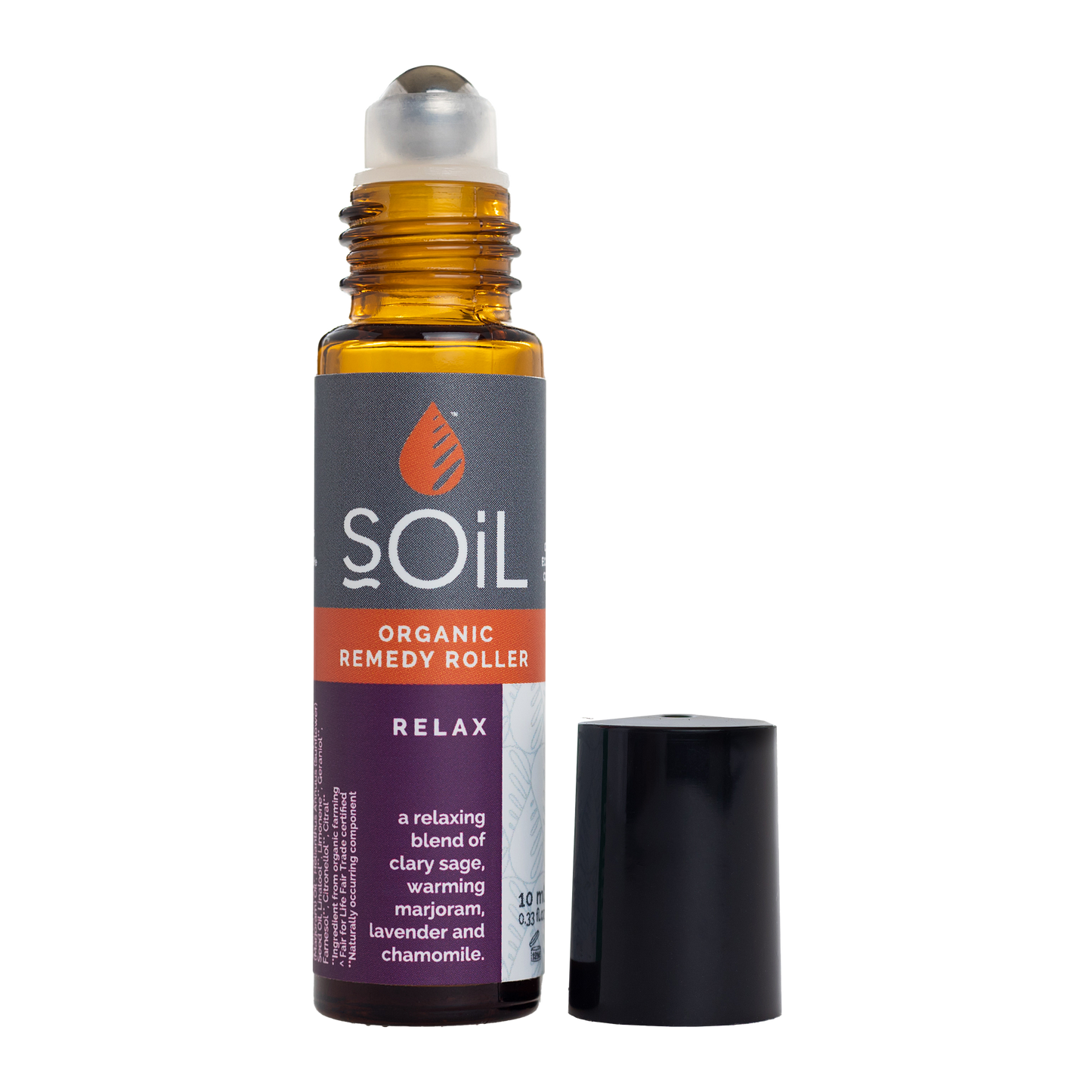 relax - organic remedy roller by soil organic aromatherapy and skincare