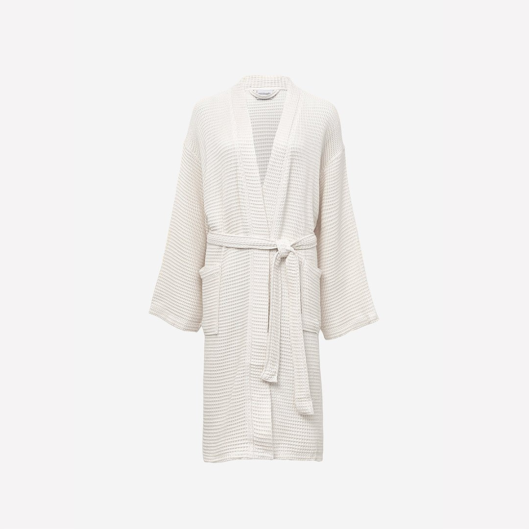 waffle bathrobe by ettitude