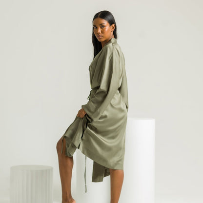 Sateen Robe by ettitude